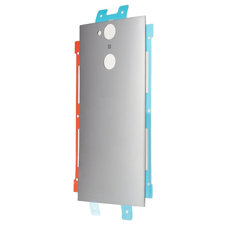 For Sony Xperia XA2 OEM Battery Housing with Adhesive Sticker Replacement Part - Silver