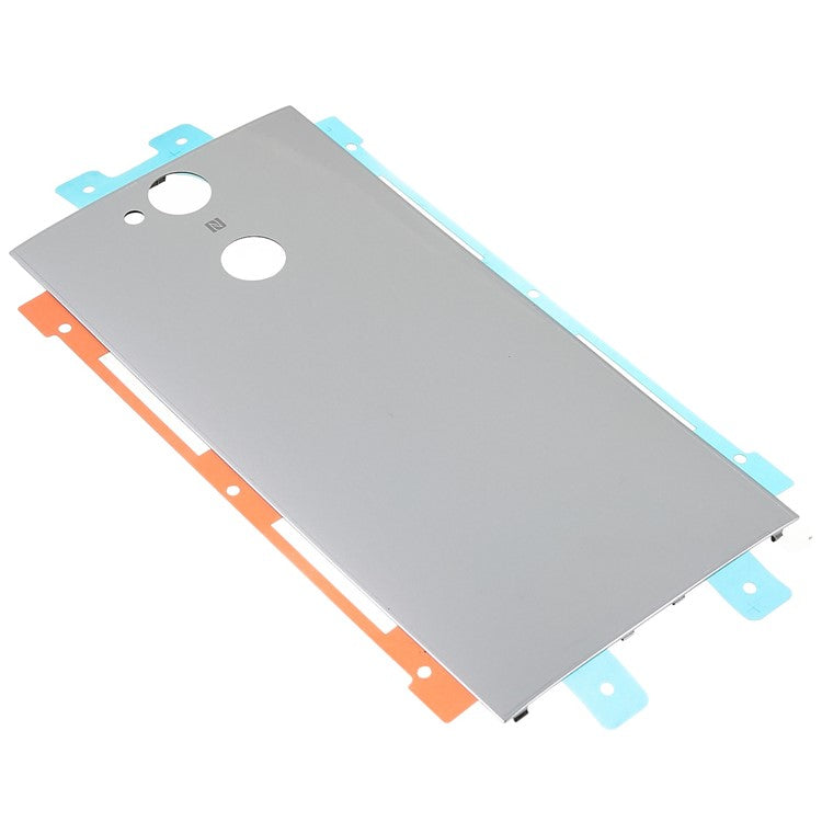 For Sony Xperia XA2 OEM Battery Housing with Adhesive Sticker Replacement Part - Silver