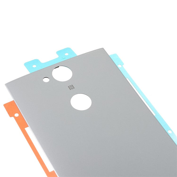 For Sony Xperia XA2 OEM Battery Housing with Adhesive Sticker Replacement Part - Silver