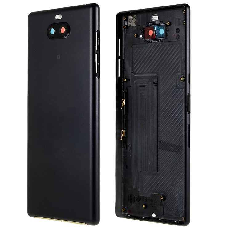 For Sony Xperia 10 Plus OEM Battery Door Cover Replacement Part - Black