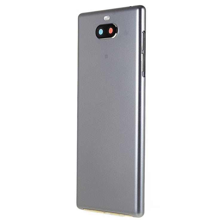 For Sony Xperia 10 Plus OEM Battery Door Cover Replacement Part - Silver
