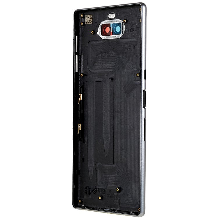 For Sony Xperia 10 Plus OEM Battery Door Cover Replacement Part - Silver