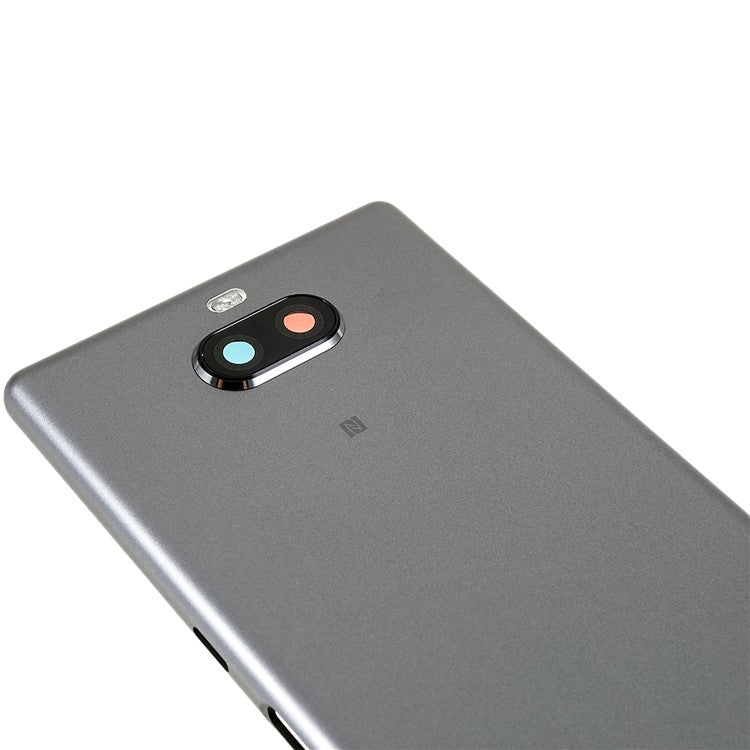 For Sony Xperia 10 Plus OEM Battery Door Cover Replacement Part - Silver