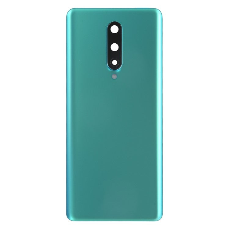 For OnePlus 8 OEM Battery Housing with Adhesive Sticker + Camera Lens Cover - Green