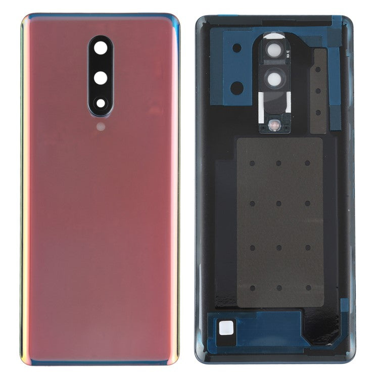 For OnePlus 8 OEM Battery Housing with Adhesive Sticker + Camera Lens Cover - Gold