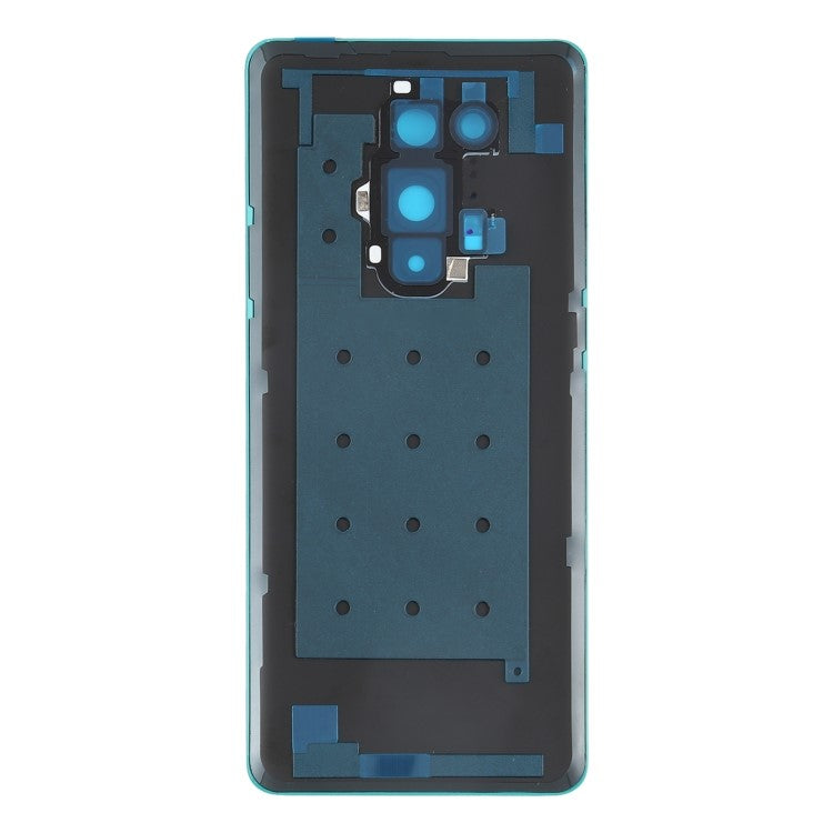 For OnePlus 8 Pro OEM Battery Housing with Adhesive Sticker + Camera Lens Cover - Green