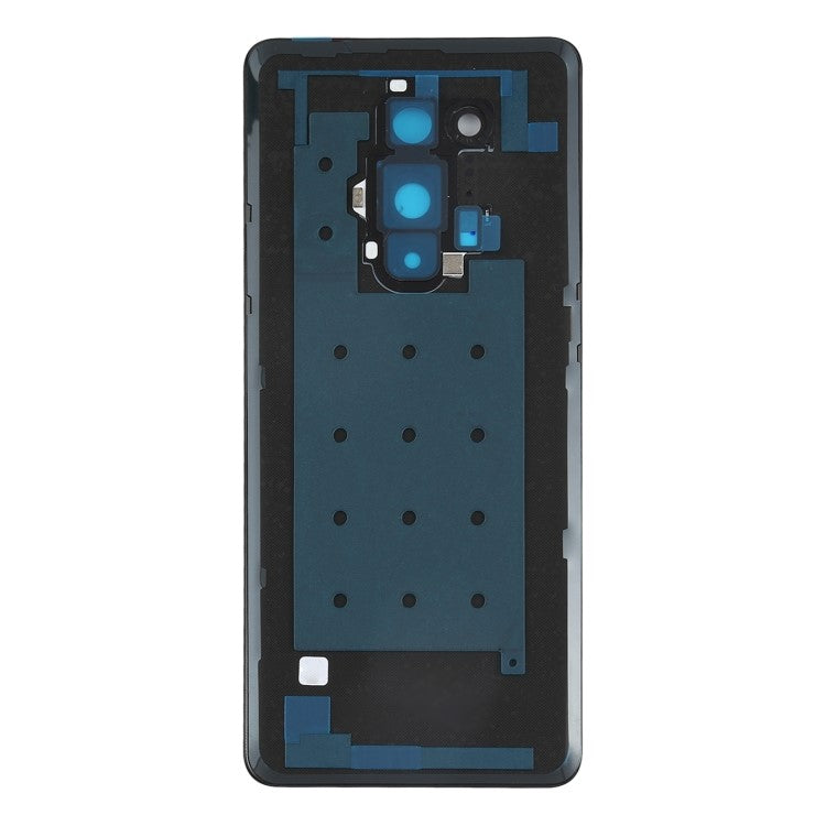 For OnePlus 8 Pro OEM Battery Housing with Adhesive Sticker + Camera Lens Cover - Black