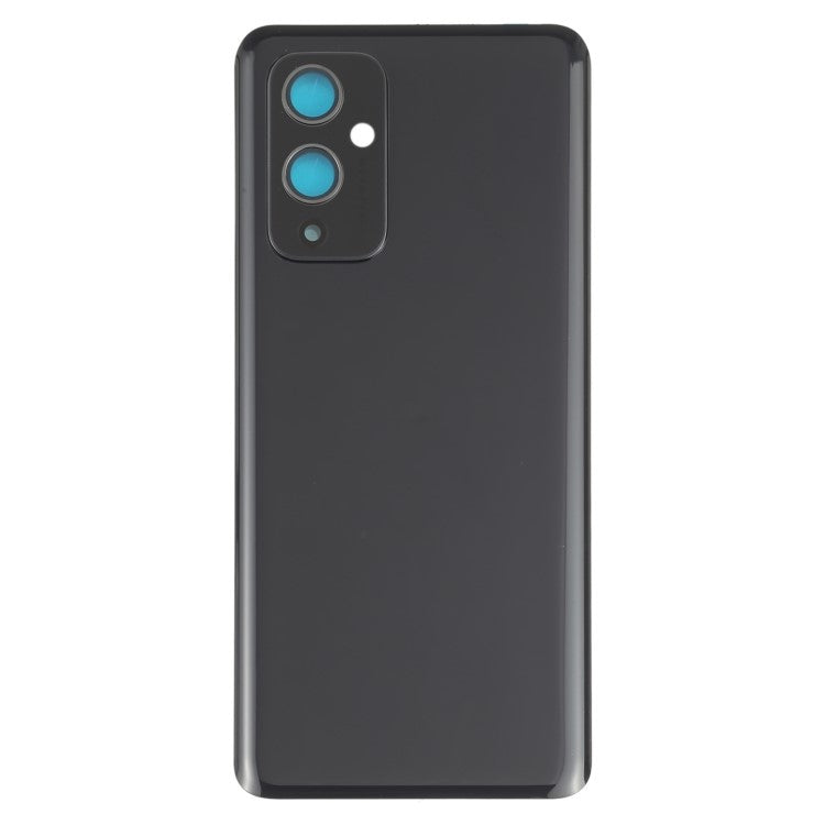 For OnePlus 9 (EU  /  US Version) OEM Battery Housing with Adhesive Sticker + Camera Lens Cover - Black