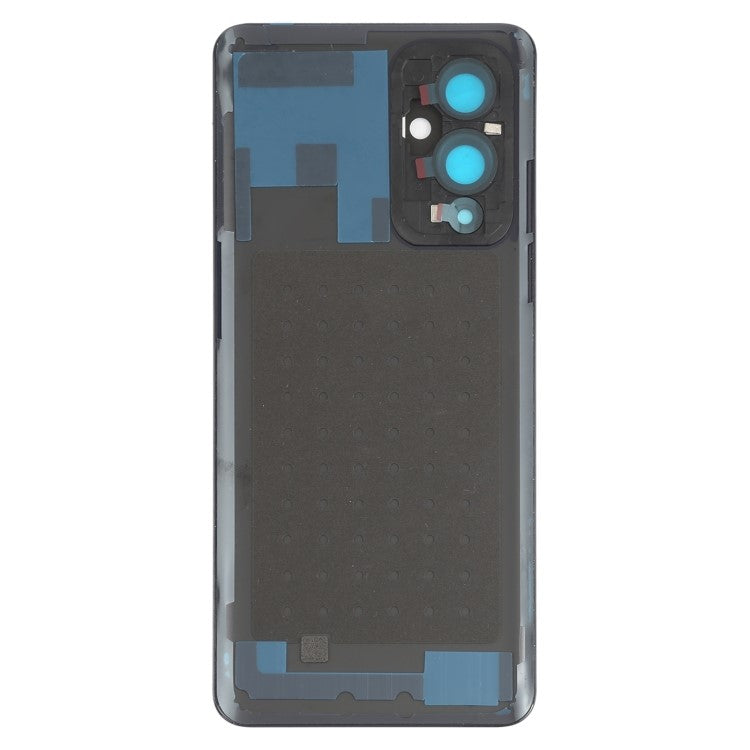 For OnePlus 9 (EU  /  US Version) OEM Battery Housing with Adhesive Sticker + Camera Lens Cover - Black