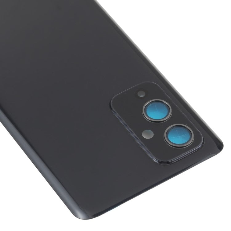 For OnePlus 9 (EU  /  US Version) OEM Battery Housing with Adhesive Sticker + Camera Lens Cover - Black