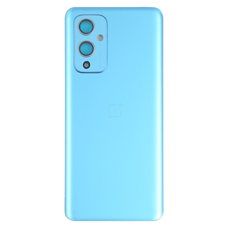 For OnePlus 9 (EU  /  US Version) OEM Battery Housing with Adhesive Sticker + Camera Lens Cover - Blue