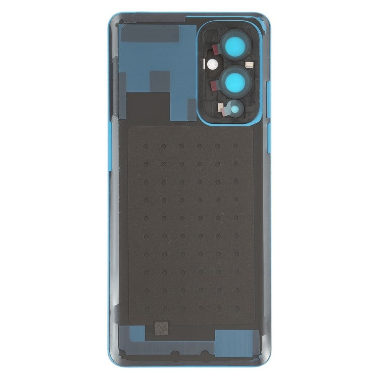 For OnePlus 9 (EU  /  US Version) OEM Battery Housing with Adhesive Sticker + Camera Lens Cover - Blue
