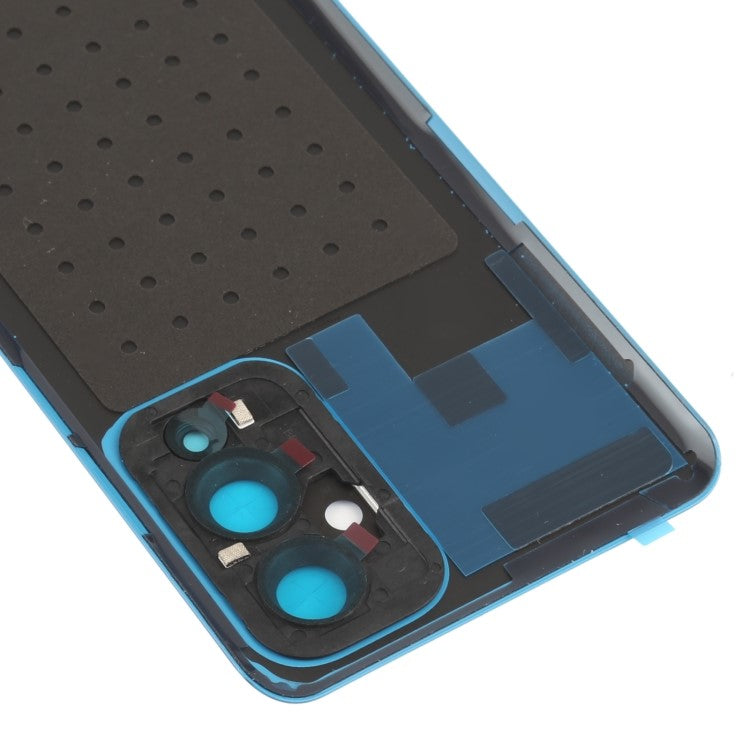 For OnePlus 9 (EU  /  US Version) OEM Battery Housing with Adhesive Sticker + Camera Lens Cover - Blue