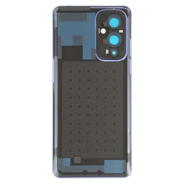 For OnePlus 9 (EU  /  US Version) OEM Battery Housing with Adhesive Sticker + Camera Lens Cover - Purple