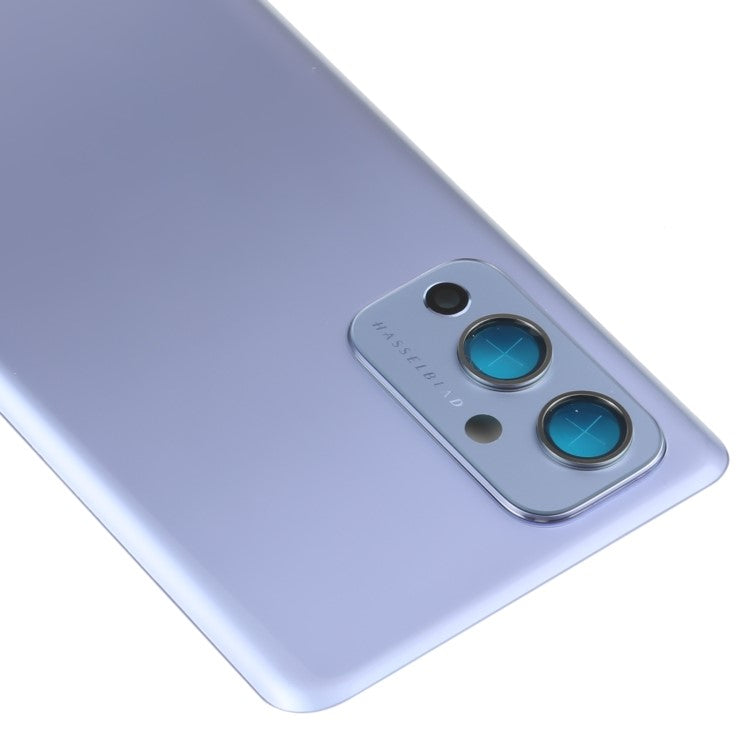 For OnePlus 9 (EU  /  US Version) OEM Battery Housing with Adhesive Sticker + Camera Lens Cover - Purple