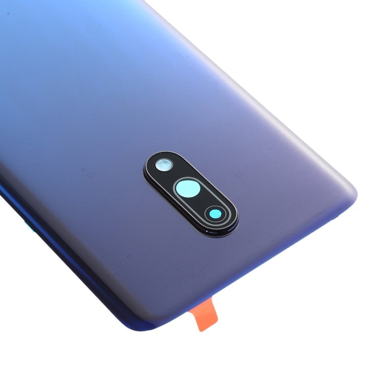 For OnePlus 7 OEM Battery Housing with Adhesive Sticker + Camera Lens Cover - Blue