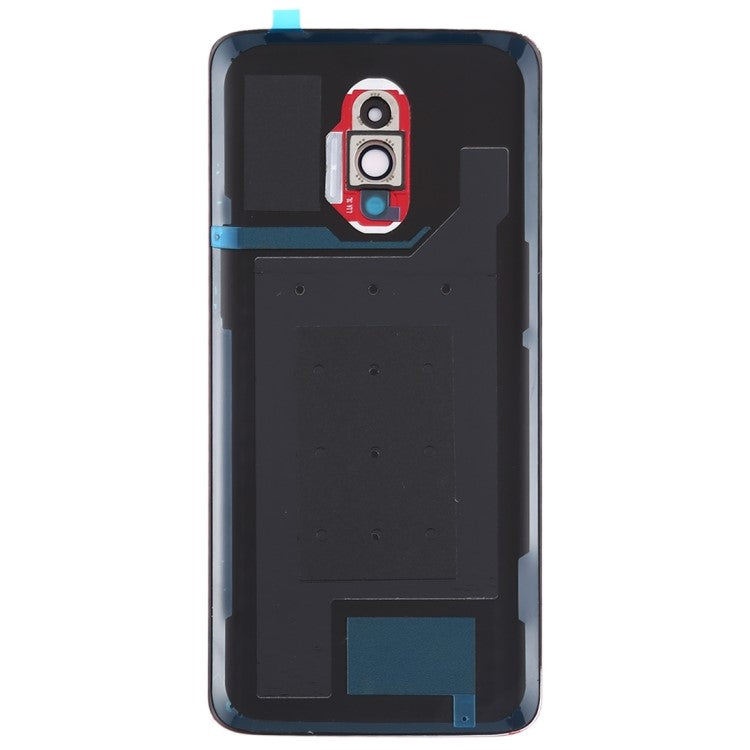 For OnePlus 7 OEM Battery Housing with Adhesive Sticker + Camera Lens Cover - Red