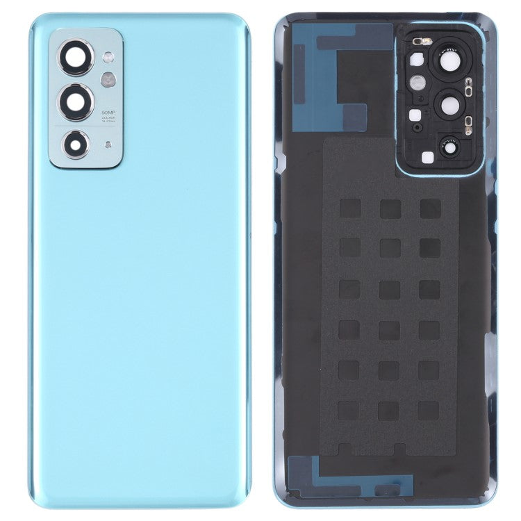 For OnePlus 9RT 5G OEM Battery Housing with Adhesive Sticker + Camera Lens Cover - Blue