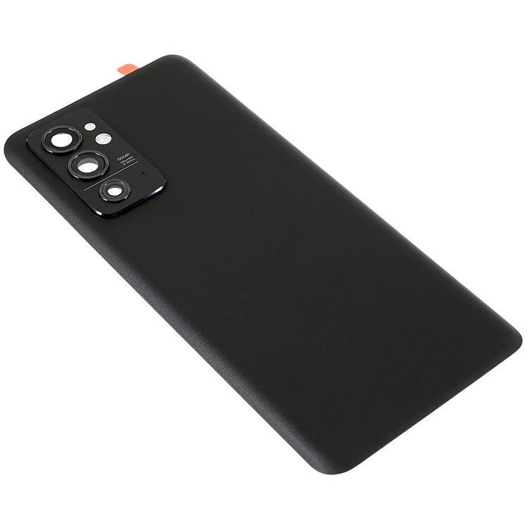 For OnePlus 9RT 5G OEM Battery Housing with Adhesive Sticker + Camera Lens Cover - Black