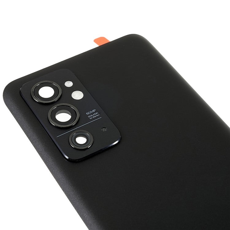 For OnePlus 9RT 5G OEM Battery Housing with Adhesive Sticker + Camera Lens Cover - Black