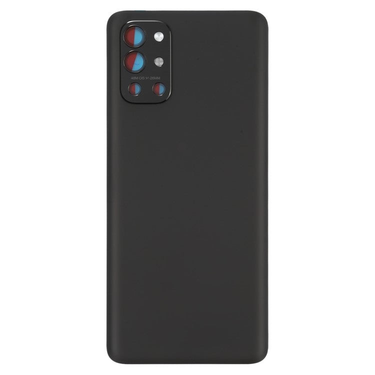 For OnePlus 9R OEM Battery Housing with Adhesive Sticker + Camera Lens Cover - Black