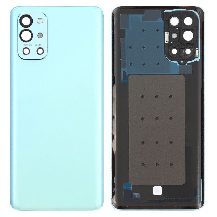 For OnePlus 9R OEM Battery Housing with Adhesive Sticker + Camera Lens Cover - Blue