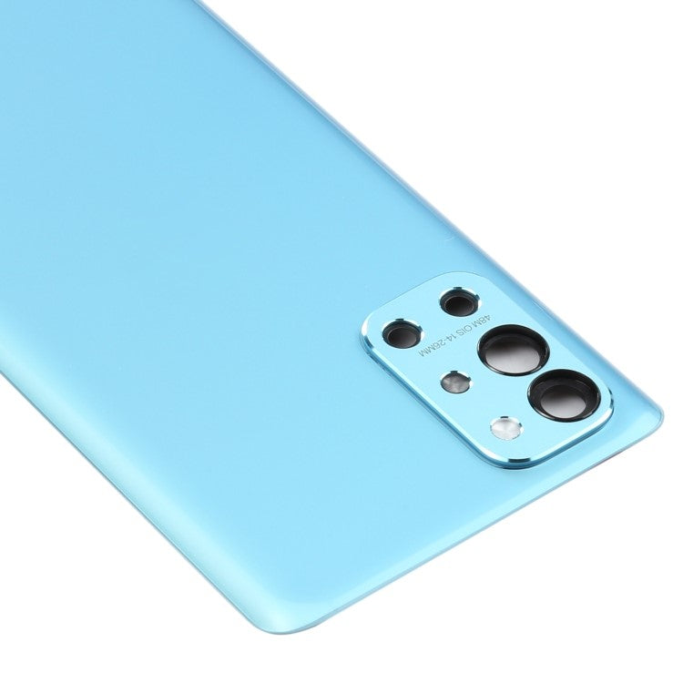 For OnePlus 9R OEM Battery Housing with Adhesive Sticker + Camera Lens Cover - Blue