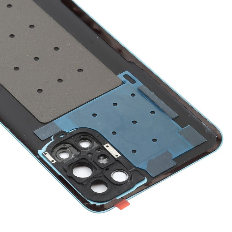 For OnePlus 9R OEM Battery Housing with Adhesive Sticker + Camera Lens Cover - Blue