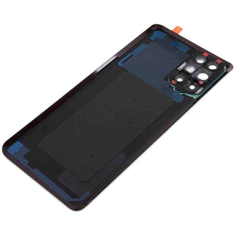 For OnePlus 9R OEM Battery Housing with Adhesive Sticker + Camera Lens Cover - Green