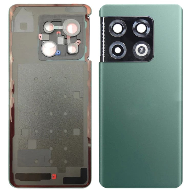 For OnePlus 10 Pro 5G OEM Battery Housing with Adhesive Sticker + Camera Lens Cover - Green