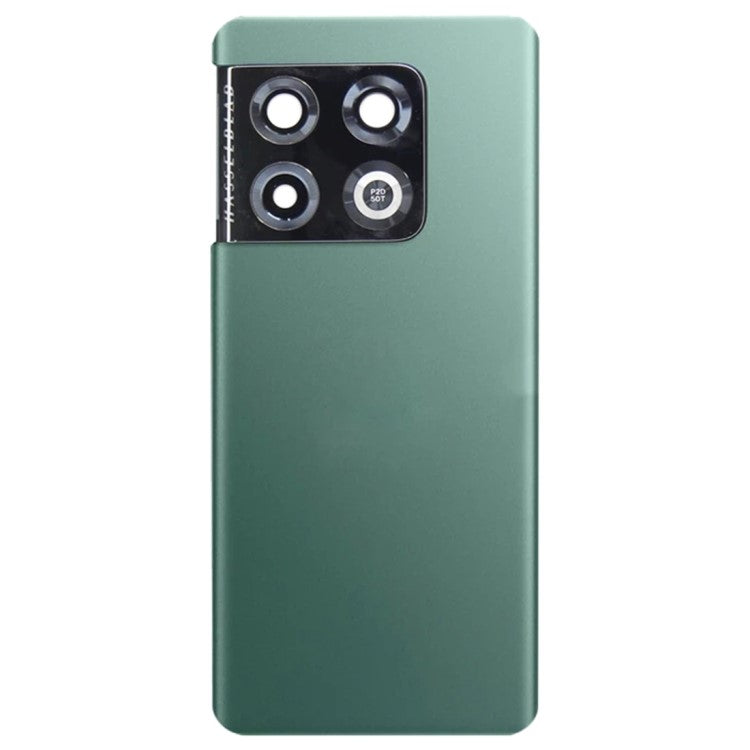 For OnePlus 10 Pro 5G OEM Battery Housing with Adhesive Sticker + Camera Lens Cover - Green