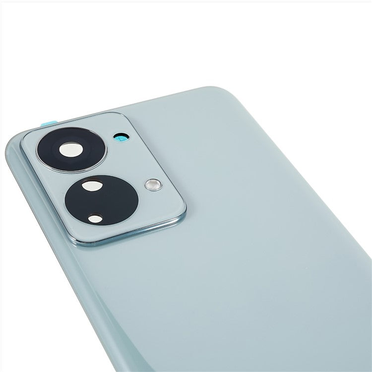 For OnePlus Nord 2T 5G OEM Battery Housing with Adhesive Sticker + Camera Lens Cover - Green