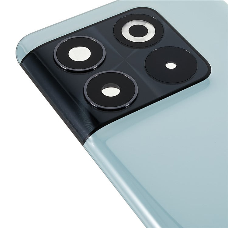 For OnePlus 10T 5G OEM Battery Housing with Adhesive Sticker + Camera Lens Cover - Green