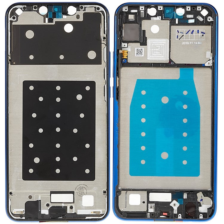 For Huawei nova 3i / P Smart+ (2018) OEM Front Housing Frame Replacement Part (without Logo) - Blue