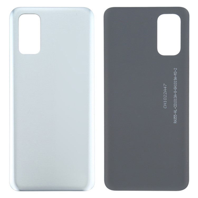For Realme V5 5G Back Battery Housing Cover Replacement Part - Silver