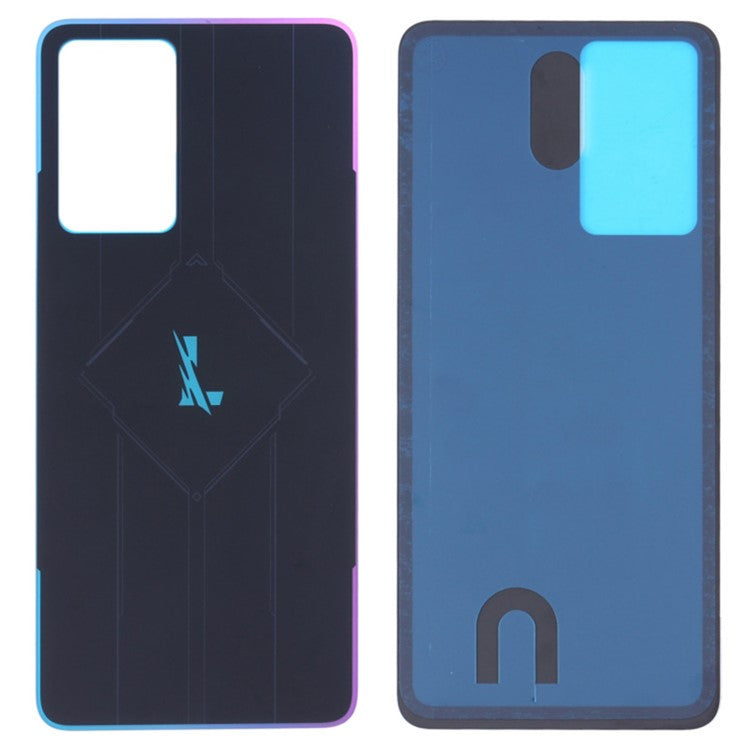 For Oppo Reno7 Pro 5G Back Battery Housing Cover Replacement Part - Colorful Black