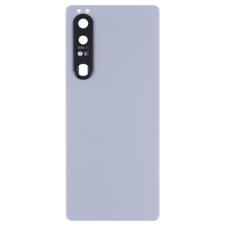 For Sony Xperia 1 III 5G OEM Battery Housing with Adhesive Sticker + Camera Lens Cover - Grey