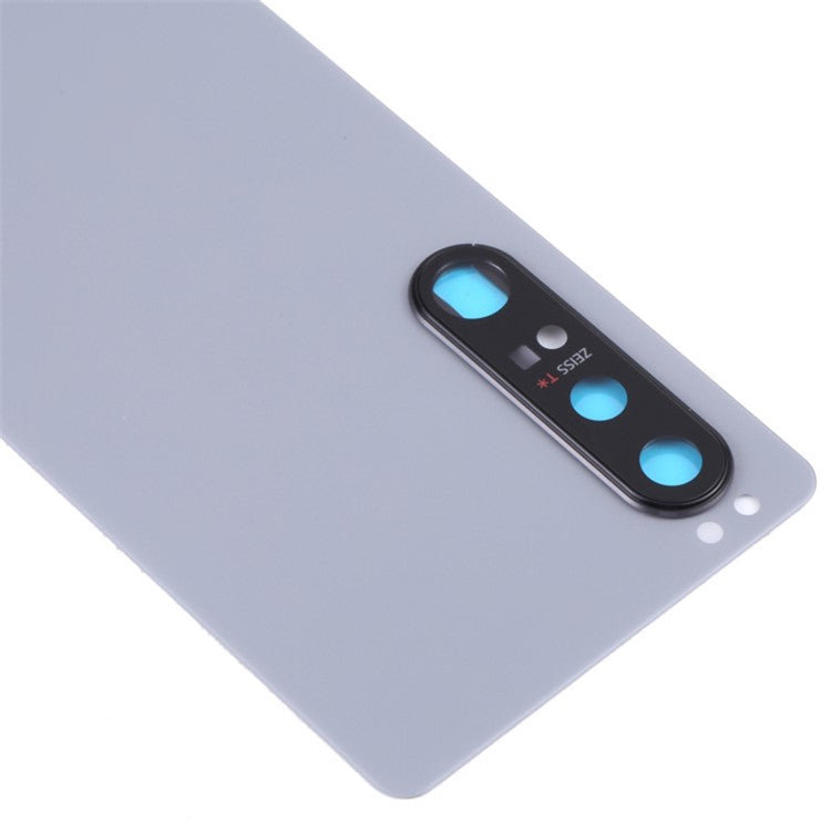 For Sony Xperia 1 III 5G OEM Battery Housing with Adhesive Sticker + Camera Lens Cover - Grey