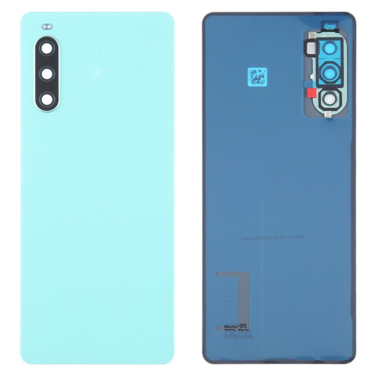 For Sony Xperia 10 IV 5G OEM Battery Housing with Adhesive Sticker + Camera Lens Cover - Mint