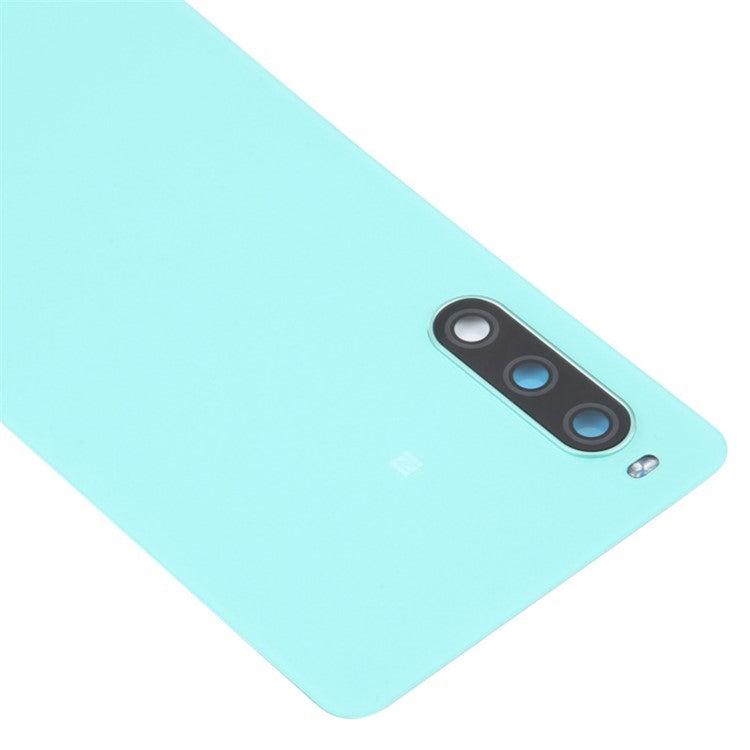 For Sony Xperia 10 IV 5G OEM Battery Housing with Adhesive Sticker + Camera Lens Cover - Mint