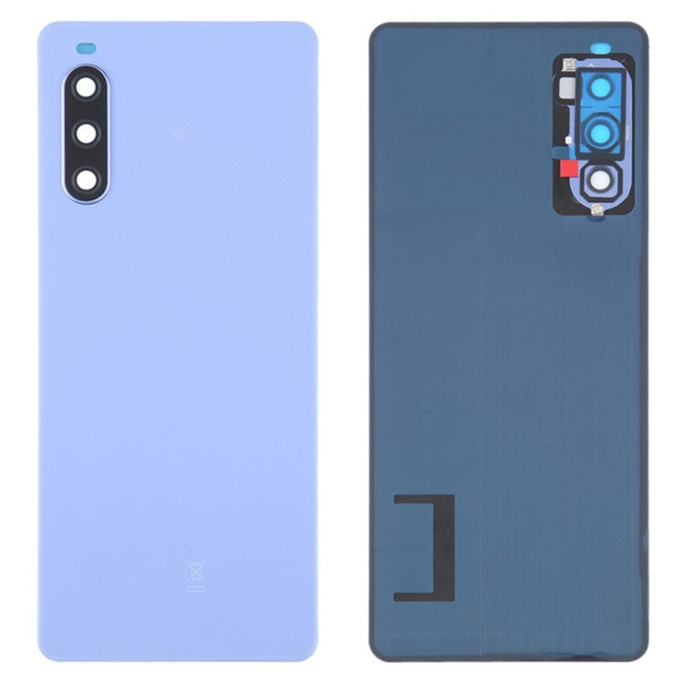 For Sony Xperia 10 IV 5G OEM Battery Housing with Adhesive Sticker + Camera Lens Cover - Lavender