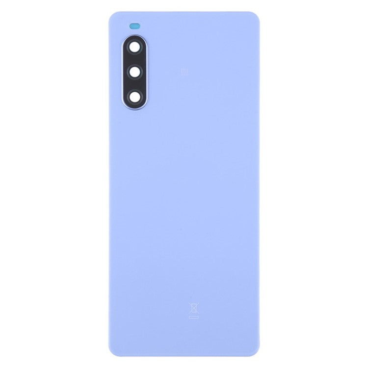 For Sony Xperia 10 IV 5G OEM Battery Housing with Adhesive Sticker + Camera Lens Cover - Lavender