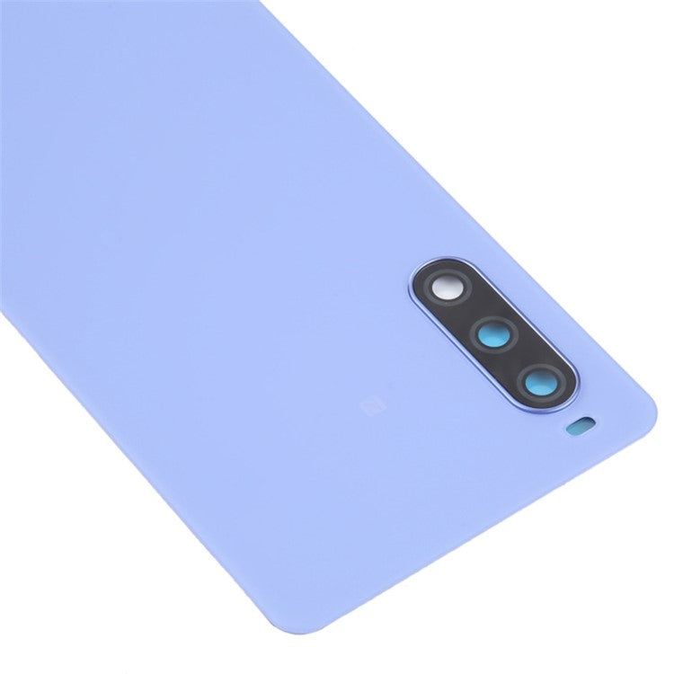For Sony Xperia 10 IV 5G OEM Battery Housing with Adhesive Sticker + Camera Lens Cover - Lavender