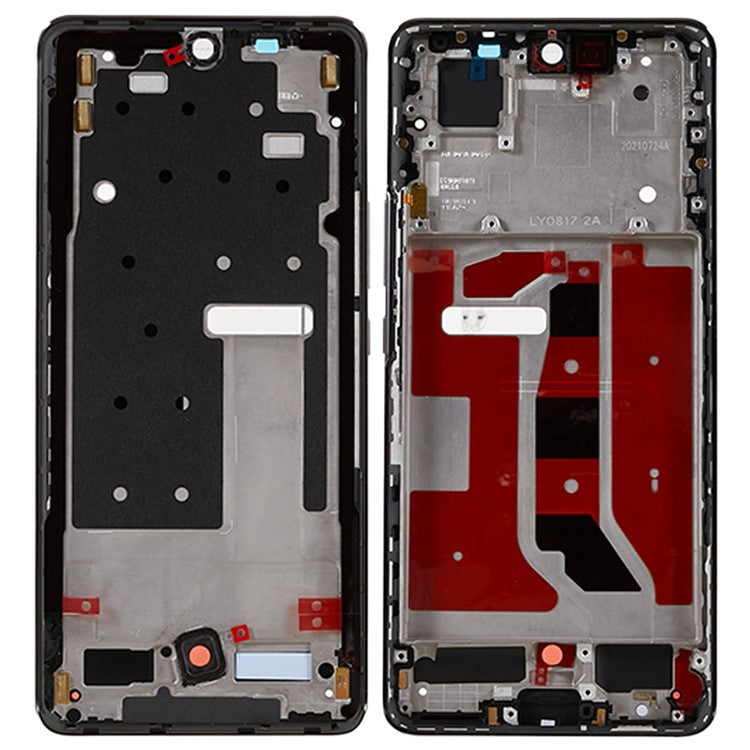For Honor 50 5G OEM Front Housing Frame Phone Replacement Part (without Logo) - Gold