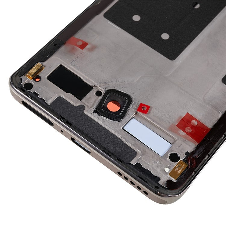 For Honor 50 5G OEM Front Housing Frame Phone Replacement Part (without Logo) - Gold