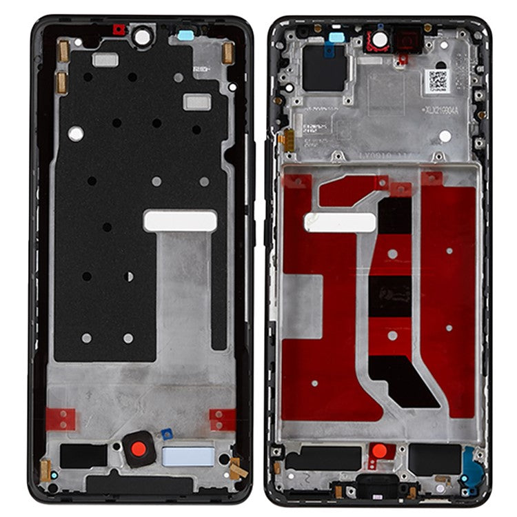 For Honor 50 5G OEM Front Housing Frame Phone Replacement Part (without Logo) - Black