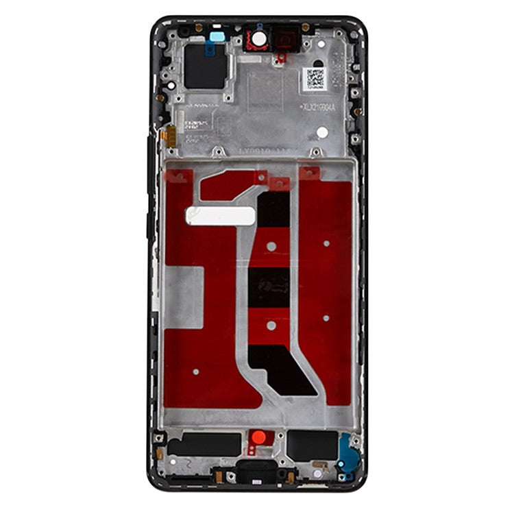 For Honor 50 5G OEM Front Housing Frame Phone Replacement Part (without Logo) - Black