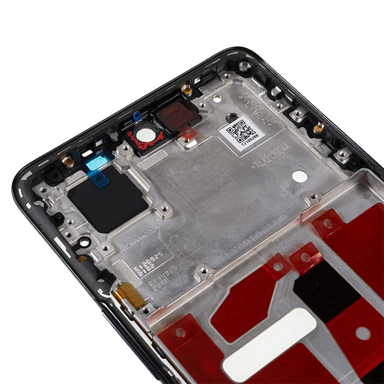 For Honor 50 5G OEM Front Housing Frame Phone Replacement Part (without Logo) - Black
