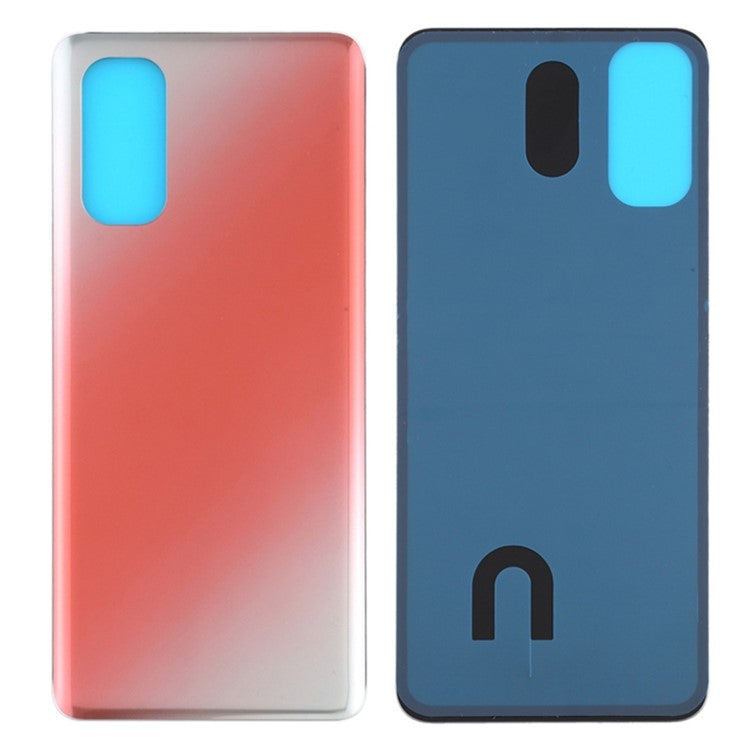 For Oppo Reno4 Pro 5G Back Battery Housing Cover Replacement Part - Red