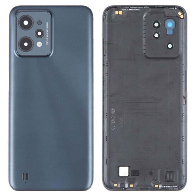 OEM Rear Housing Back Cover for Realme C31 Cell Phone Replacement Parts - Dark Green